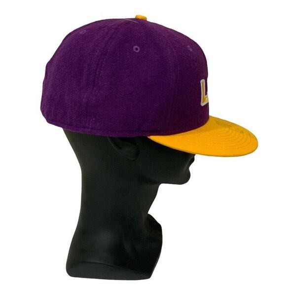 LSU Nike True Louisiana State University Hat Embroidered Purple Yellow Cap - Picture 2 of 9